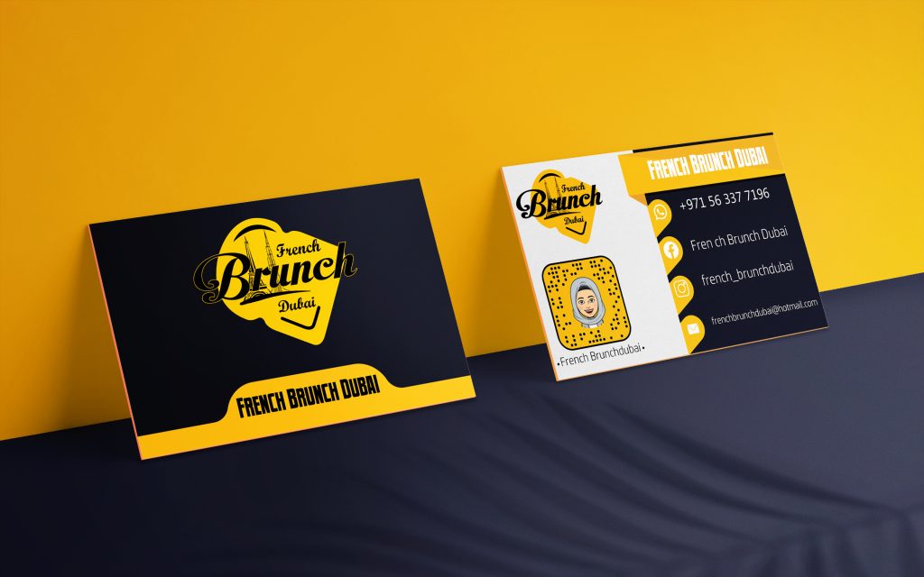 Carte de visite brunch