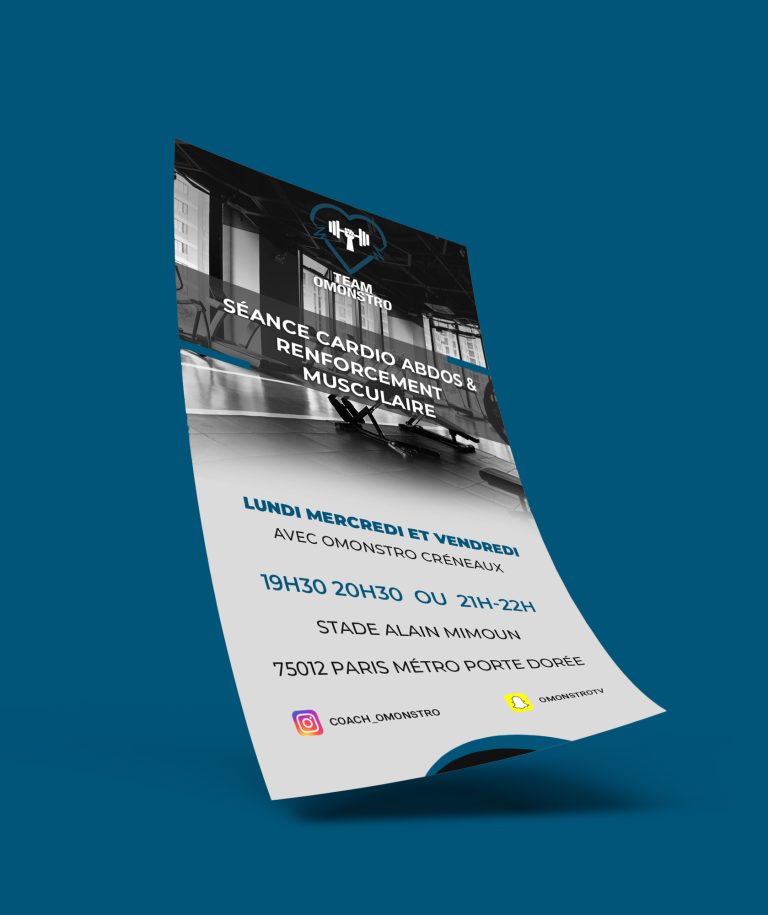 Flyer salle de sport